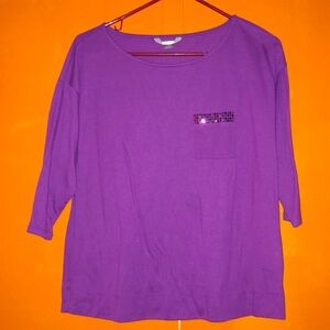 White Stag maroon/burgundy half sleeve women’s tank top size small